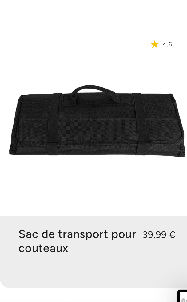 Sac a couteaux