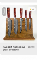 Support magnétique pour Couteau