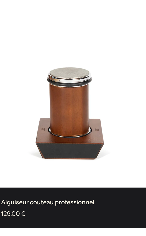 Aiguiseur couteaux gastro