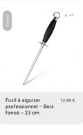 Fusil a aiguiser bois